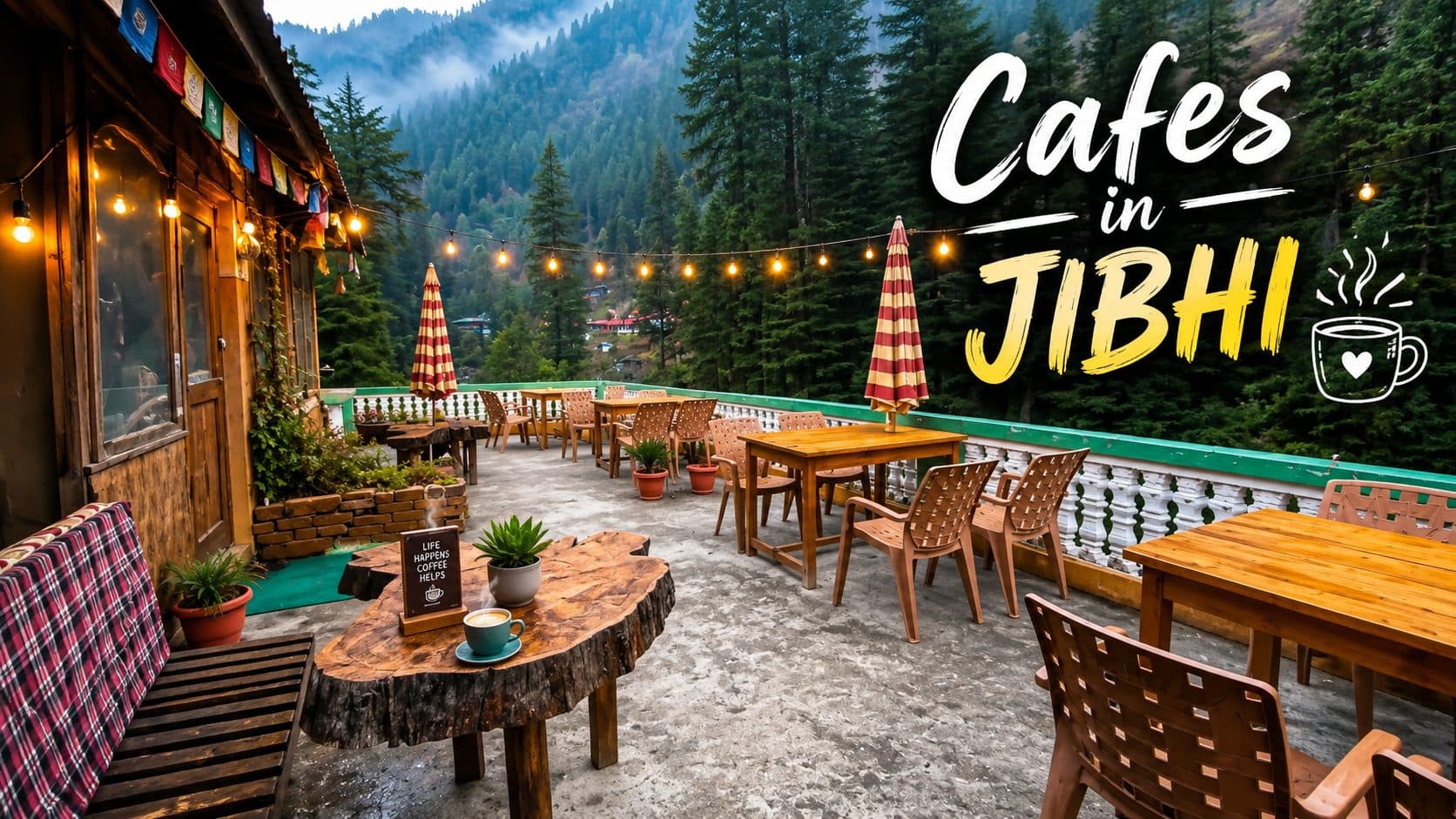 Best Cafes in Jibhi 2026: Riverside Coffee & Mountain Vibes